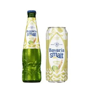 Bavaria Ginger Lime non-alcoholic malt with ginger lime flavor