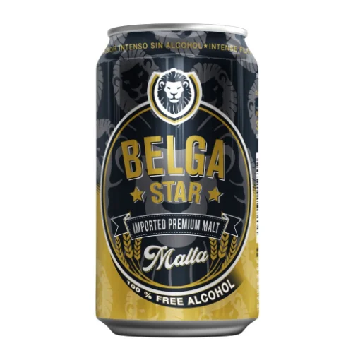 Belgastar Malta Belgian non-alcoholic malt caramel flavor