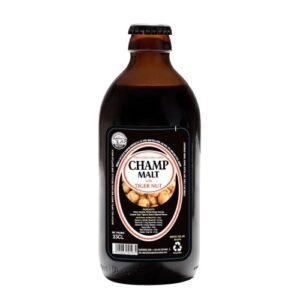 Champ Malt with Tiger Nut Nigerian non-alcoholic malt earthy tiger nut nutrient-rich