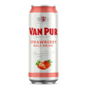 Van Pur Strawberry Polish non-alcoholic malt with ripe strawberry flavor